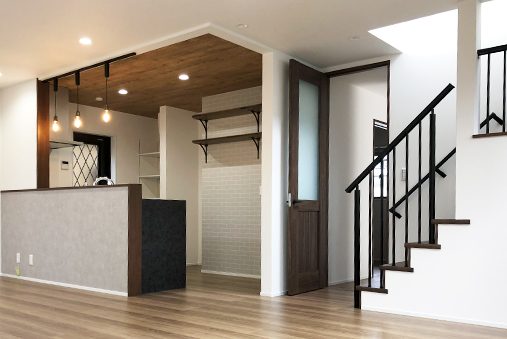 人気のリビング階段が印象的なおうち