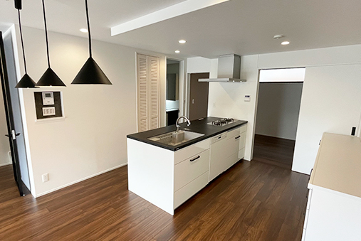 キッチンにこだわった自由度の高いおうち