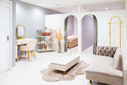 清潔感と高級感がある店舗